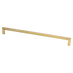 13" Contemporary Slim Bar Pull in Modern Brushed Gold from Metro Collection