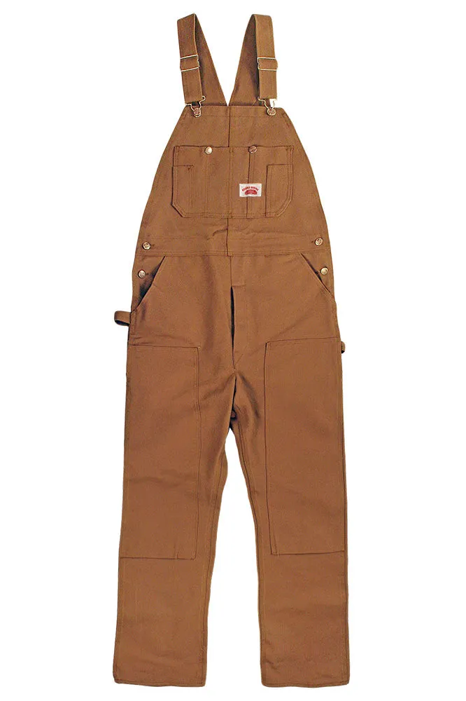 #83 Heavy Duty Brown Duck Bib Overalls - IRREGULARS