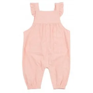 Angeldear overall roze rib 12-18m