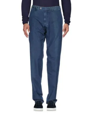 Canali Man Denim trousers Blue 40 waist