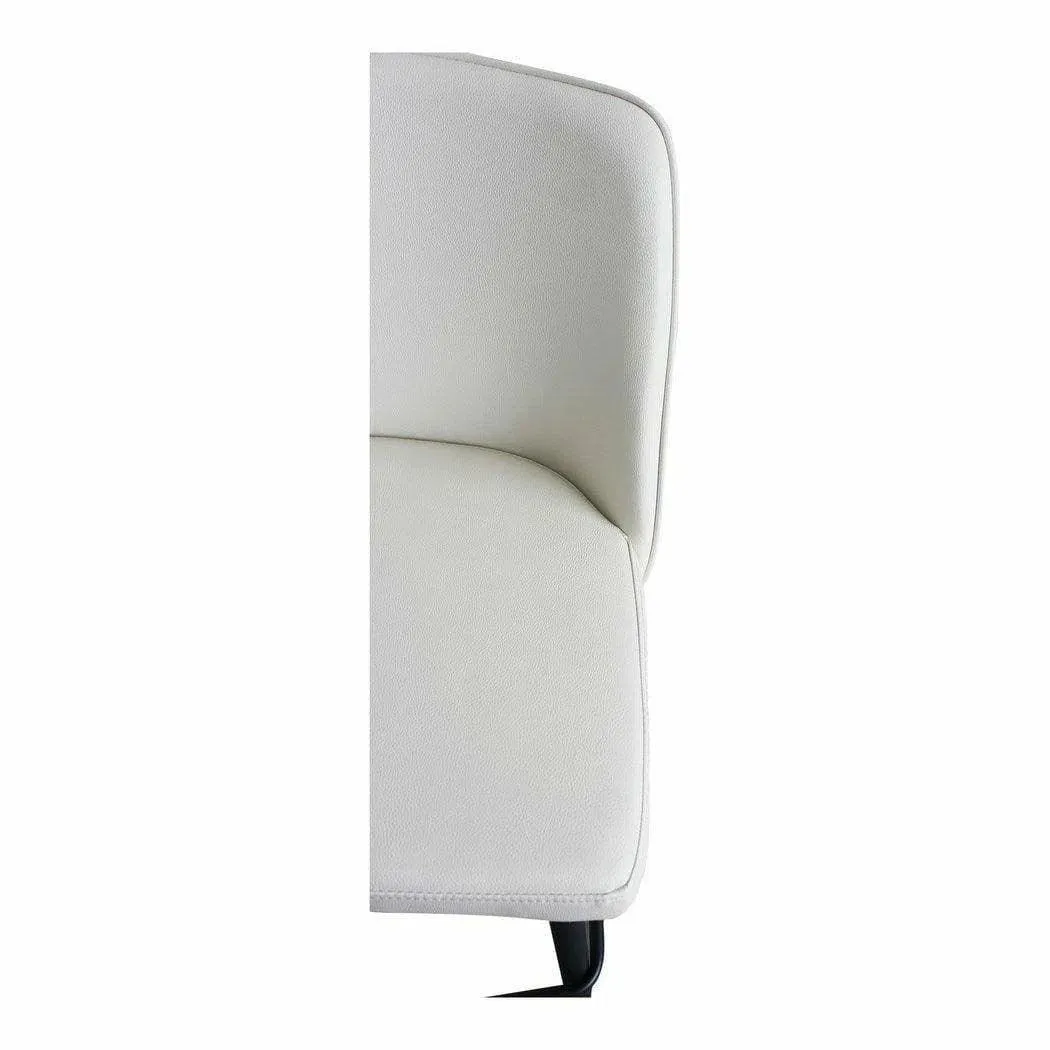 Counter Stool Ivory White Contemporary