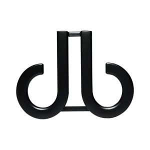 DRUH DB CLASSIC MATTE BLACK ICON BUCKLE