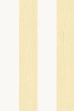 Farrow & Ball Wallpaper Broad Stripe BP 1319 Butter / White