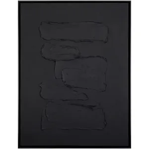 Hemkund Framed Art - Black