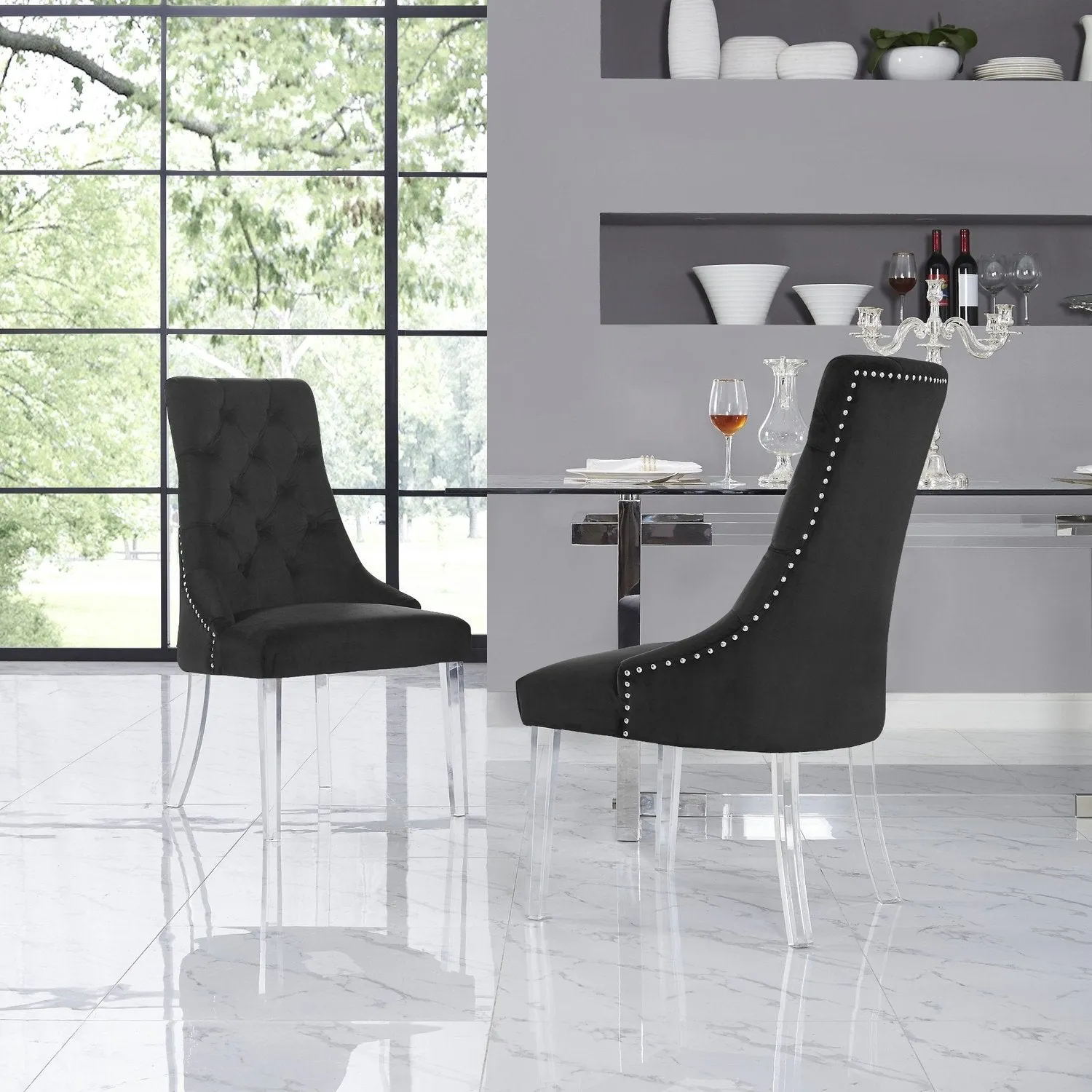 Marilyn Armless Dining Chair (Set of 2)