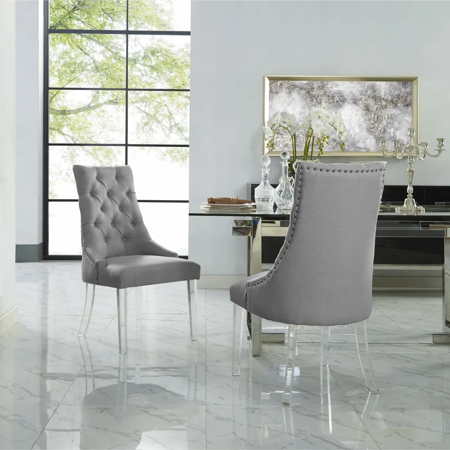 Marilyn Armless Dining Chair (Set of 2)