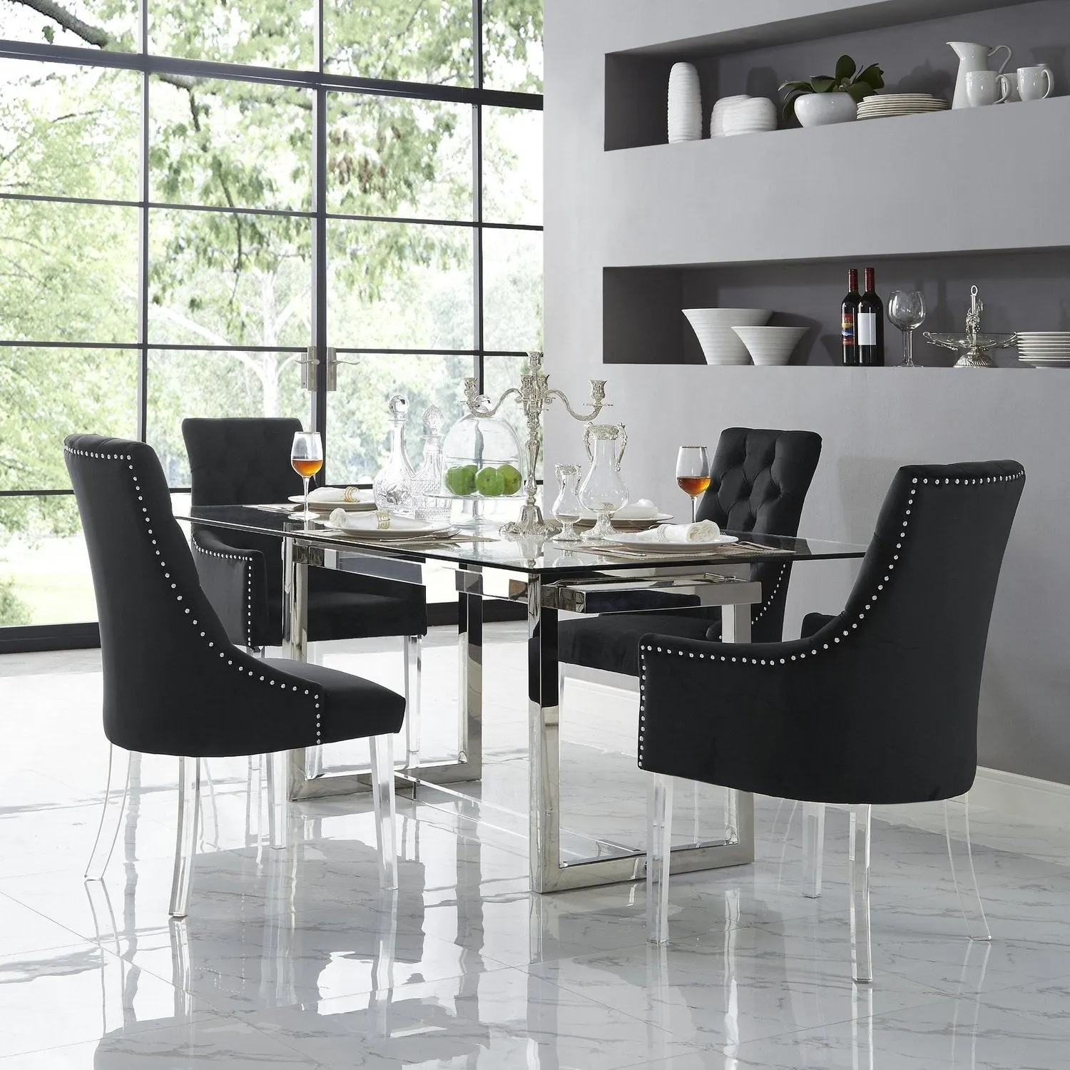 Marilyn Armless Dining Chair (Set of 2)