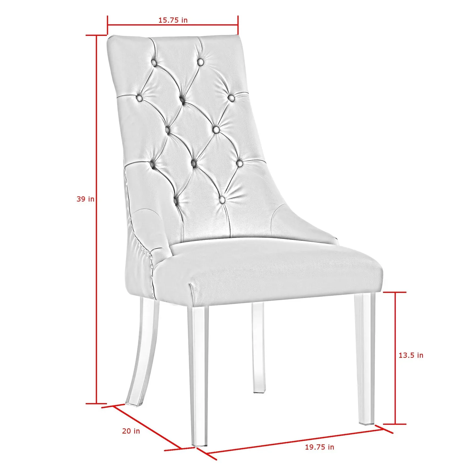 Marilyn Armless Dining Chair (Set of 2)