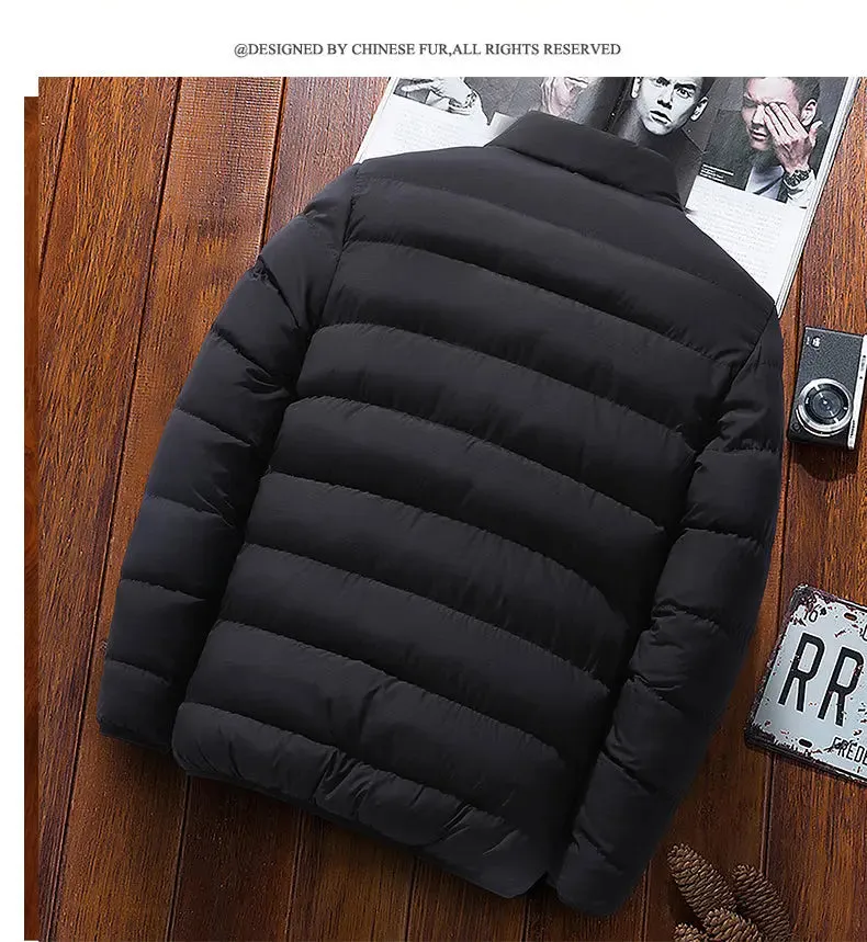 Men Jackets Parka Men Quality Autumn Winter Warm Outwear Brand Slim Mens Coats