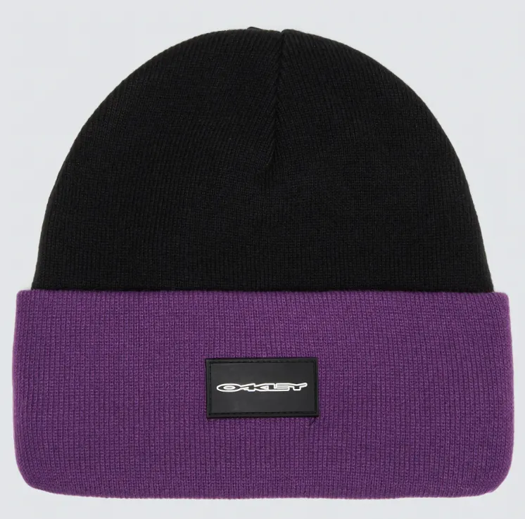 Oakley TC Stretch Logo Beanie Blackout/Ultra Purple