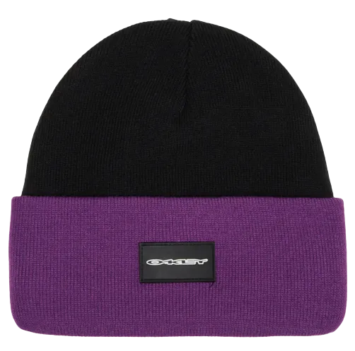 Oakley TC Stretch Logo Beanie Blackout/Ultra Purple