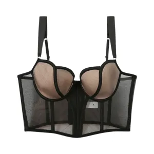 Pre Order:  Soft Steel Mesh Bra Corset