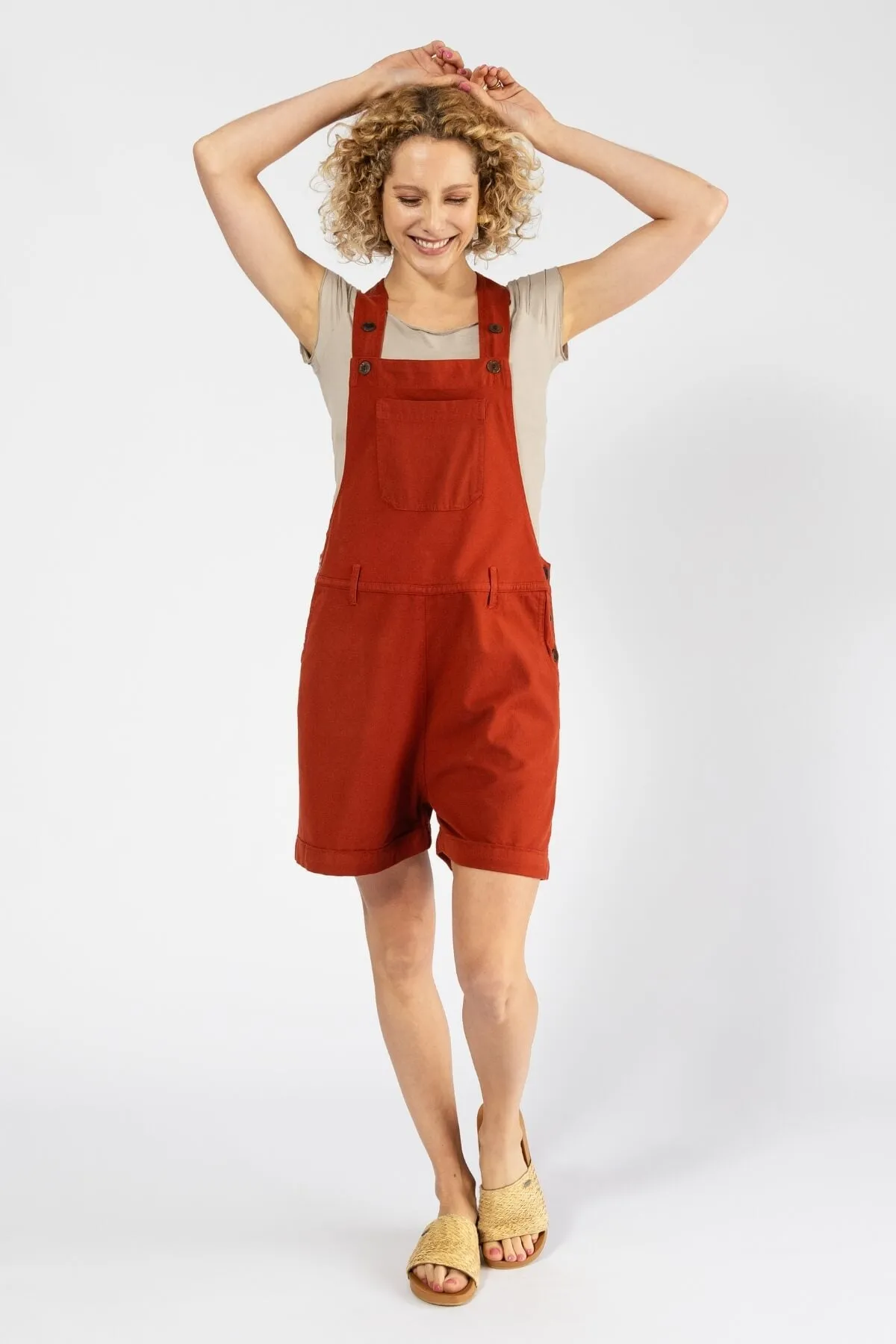 Short Traveller Overalls - Rust