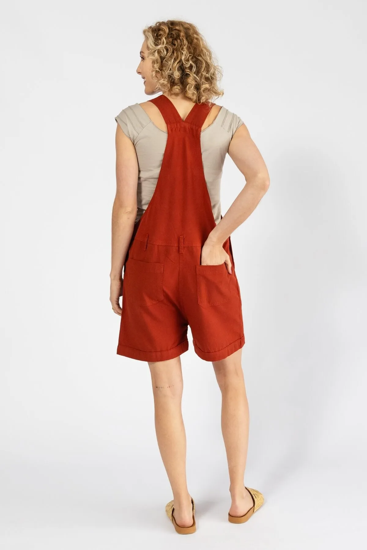 Short Traveller Overalls - Rust