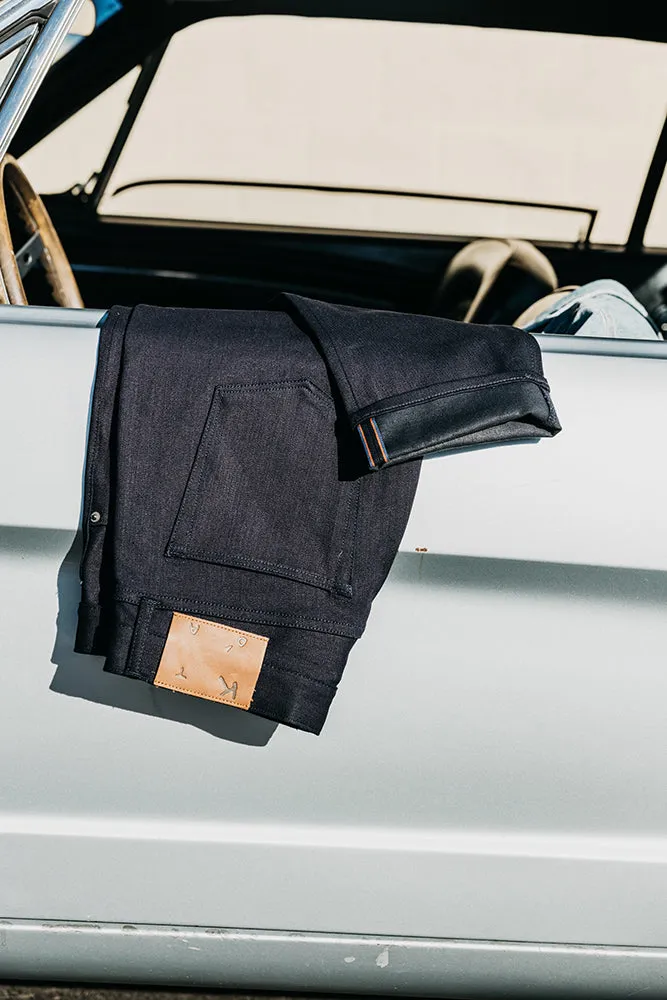 The Pen Slim - Indigo Black Raw 10.5oz Selvedge