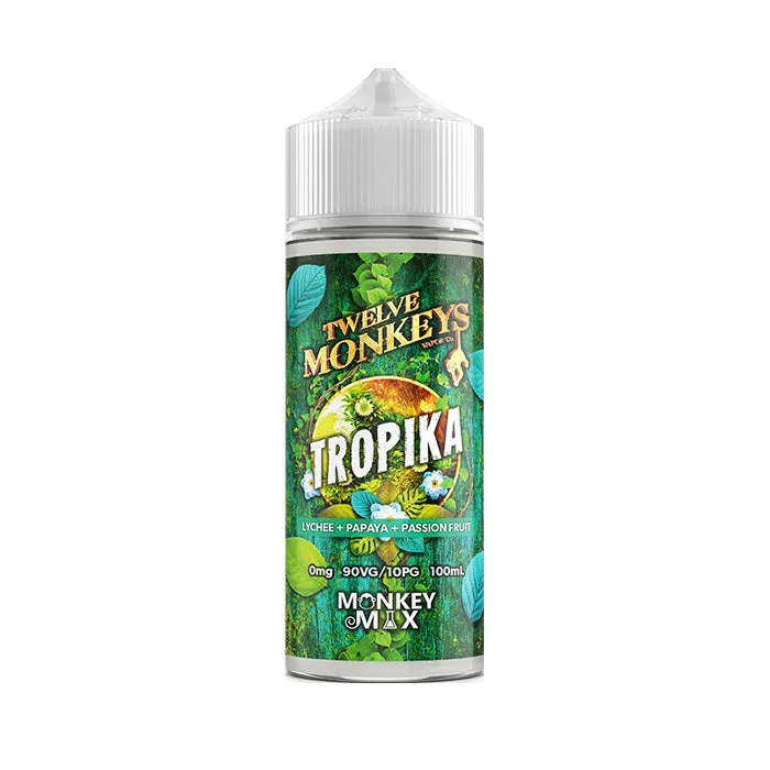 100ml Shortfill E-Liquid - Twelve Monkeys Tropika