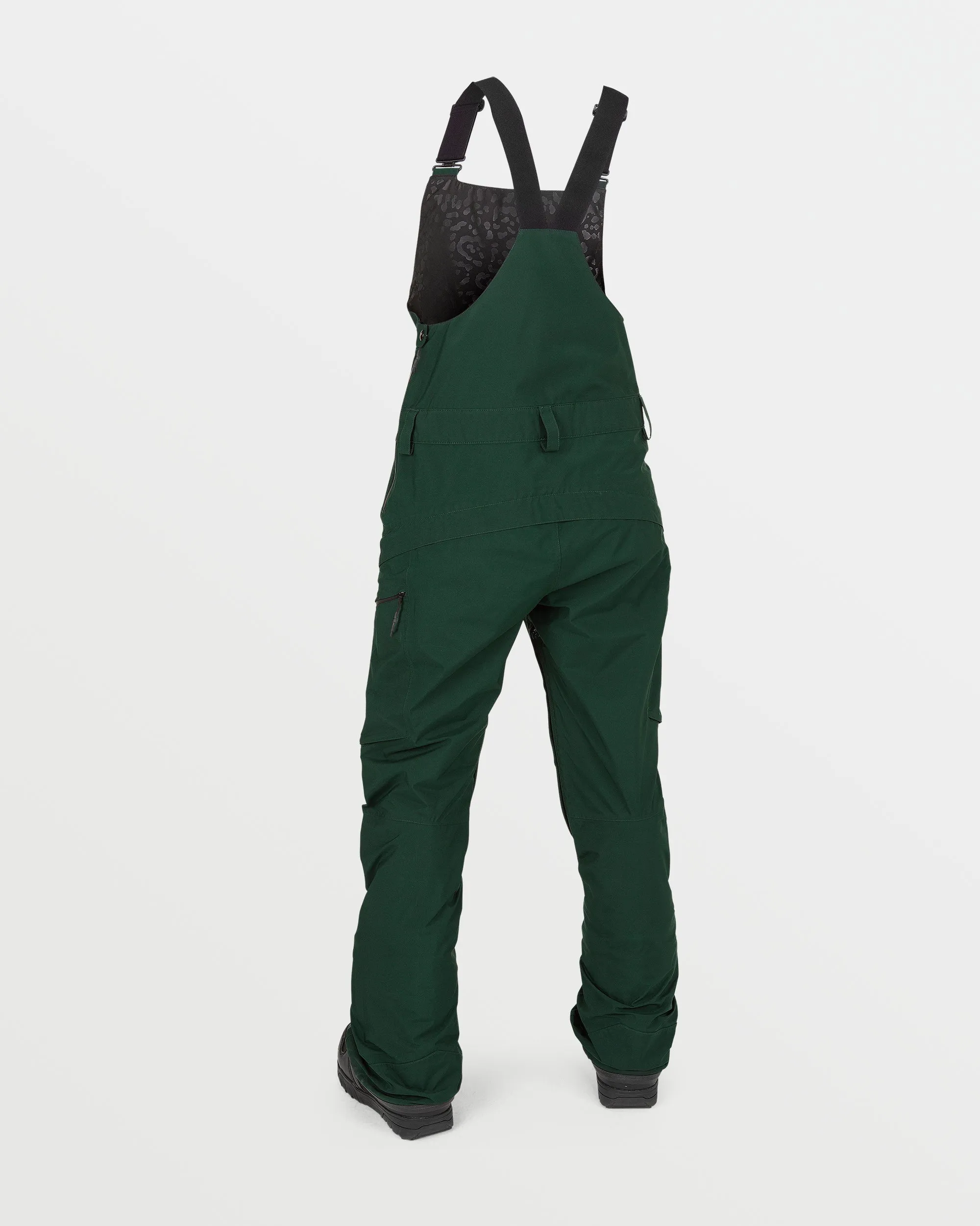 Womens Elm Stretch Gore Bib Overalls - Scarab